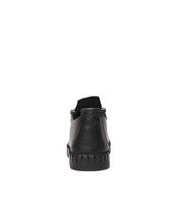 Havika Black Leather Sneakers - Shouz