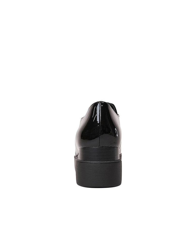 Rensi Black Patent Loafer - Shouz