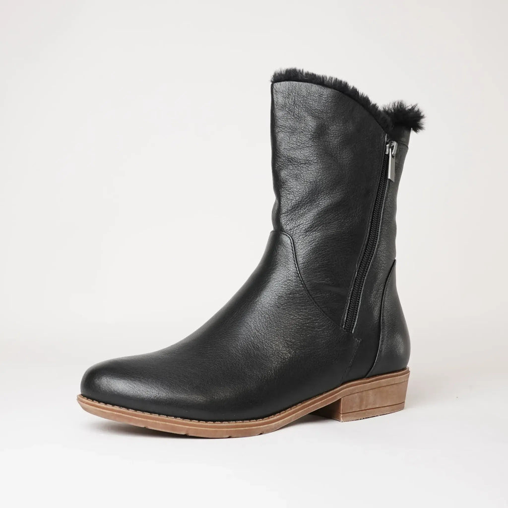 Rudo New Black Leather Boots – Shouz