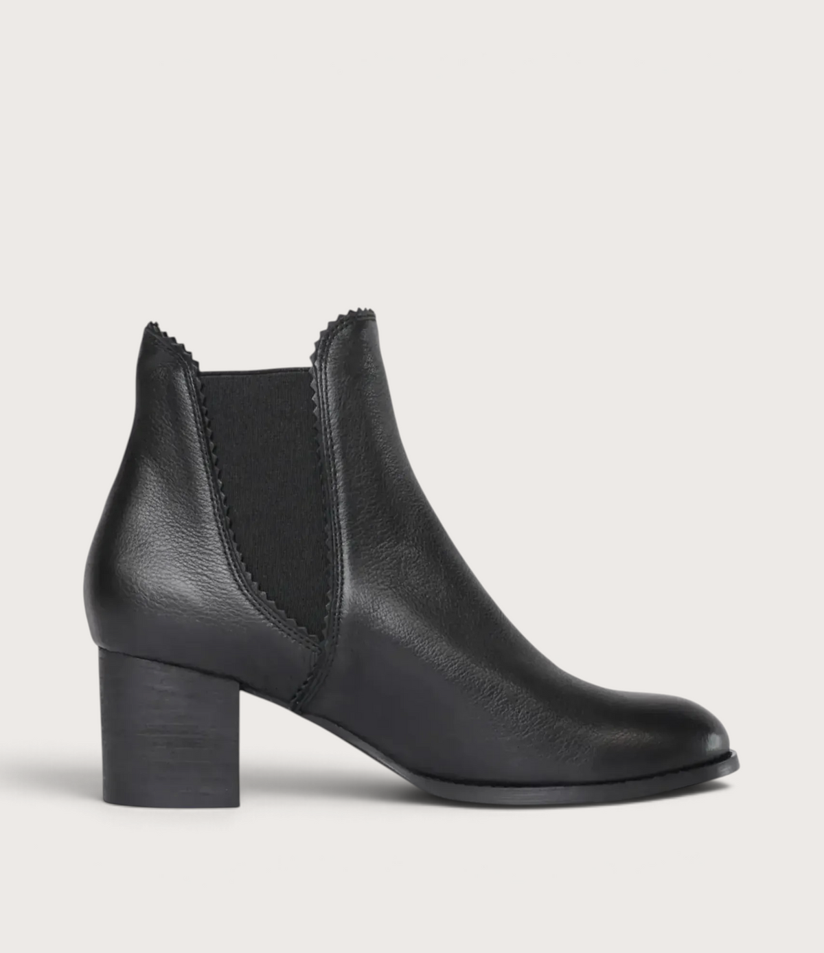 Sadore Black/black Leather Ankle Boots - DJANGO AND JULIETTE | Shouz