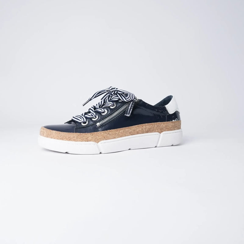 Torayne Navy Patent Leather Sneakers