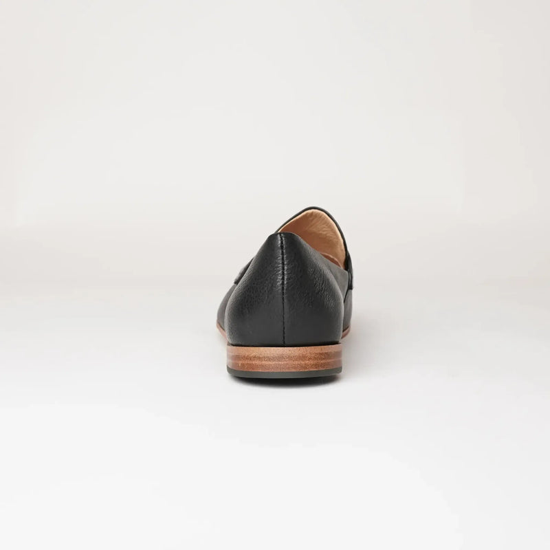 Ulani Black Leather Loafers