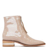 Fridays Cafe Patent Leather Ankle Boots - Shouz