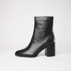 Cash Black Leather Ankle Boots, EOS FOOTWEAR - Shouz