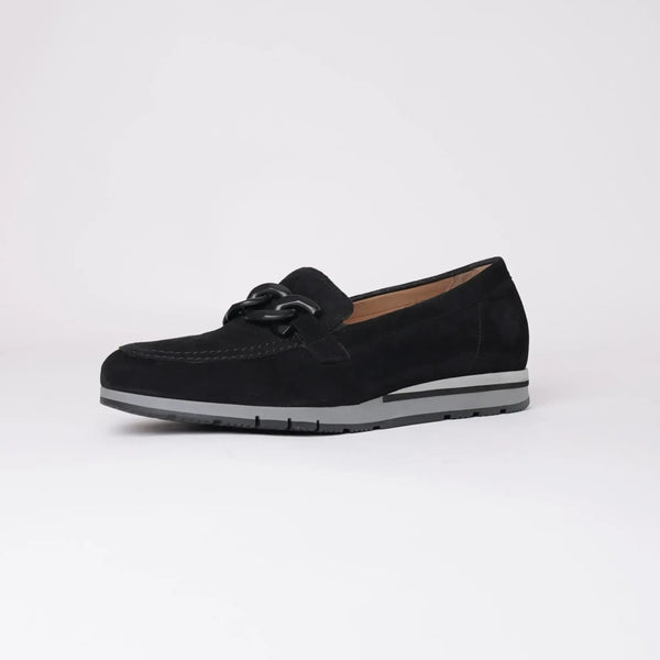 Figaro Black Suede Loafers
