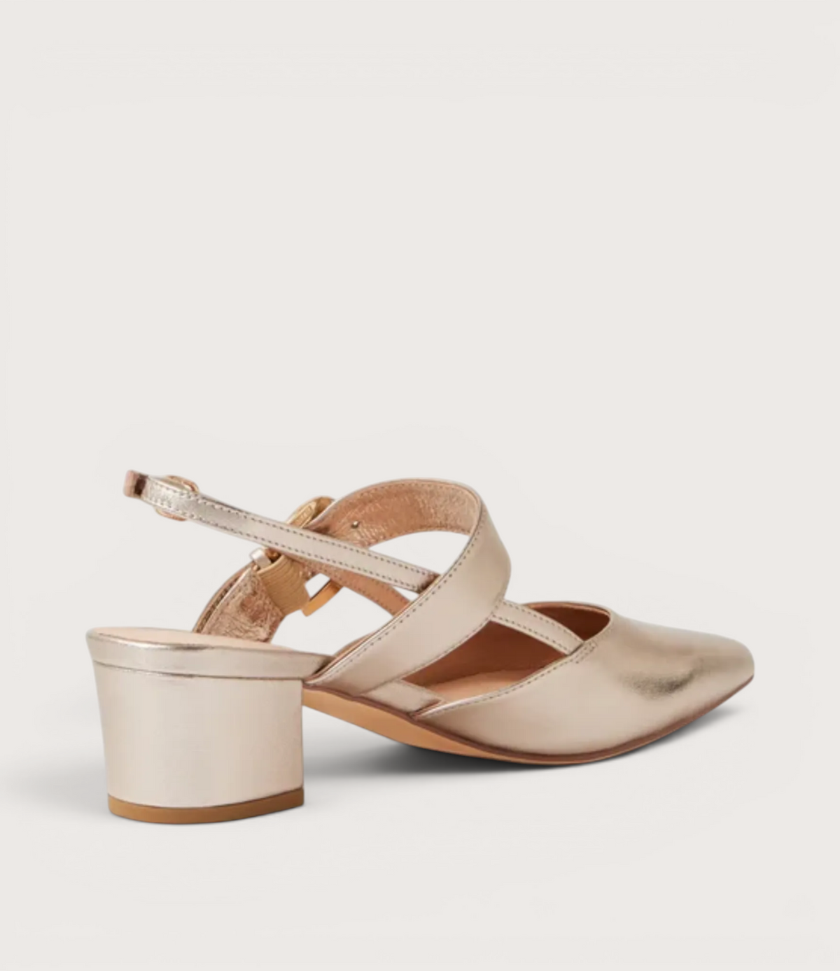 Asten Platino Leather Heels