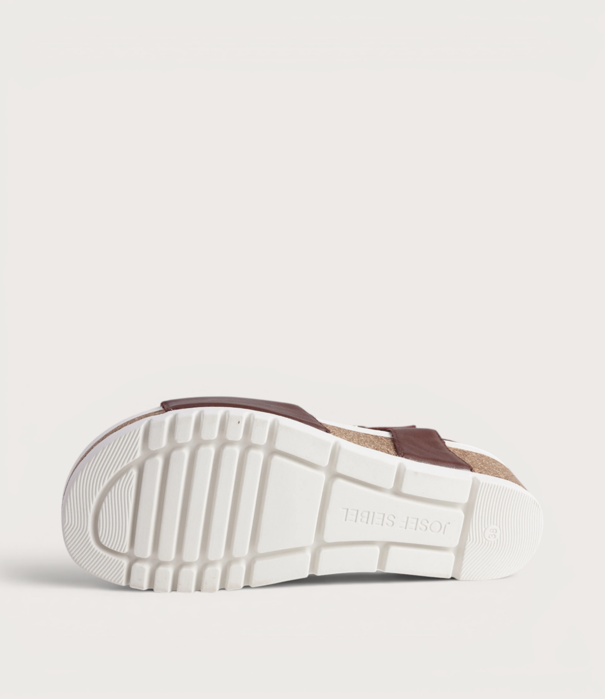 Quinn 16 Cognac Leather Wedge Sandals