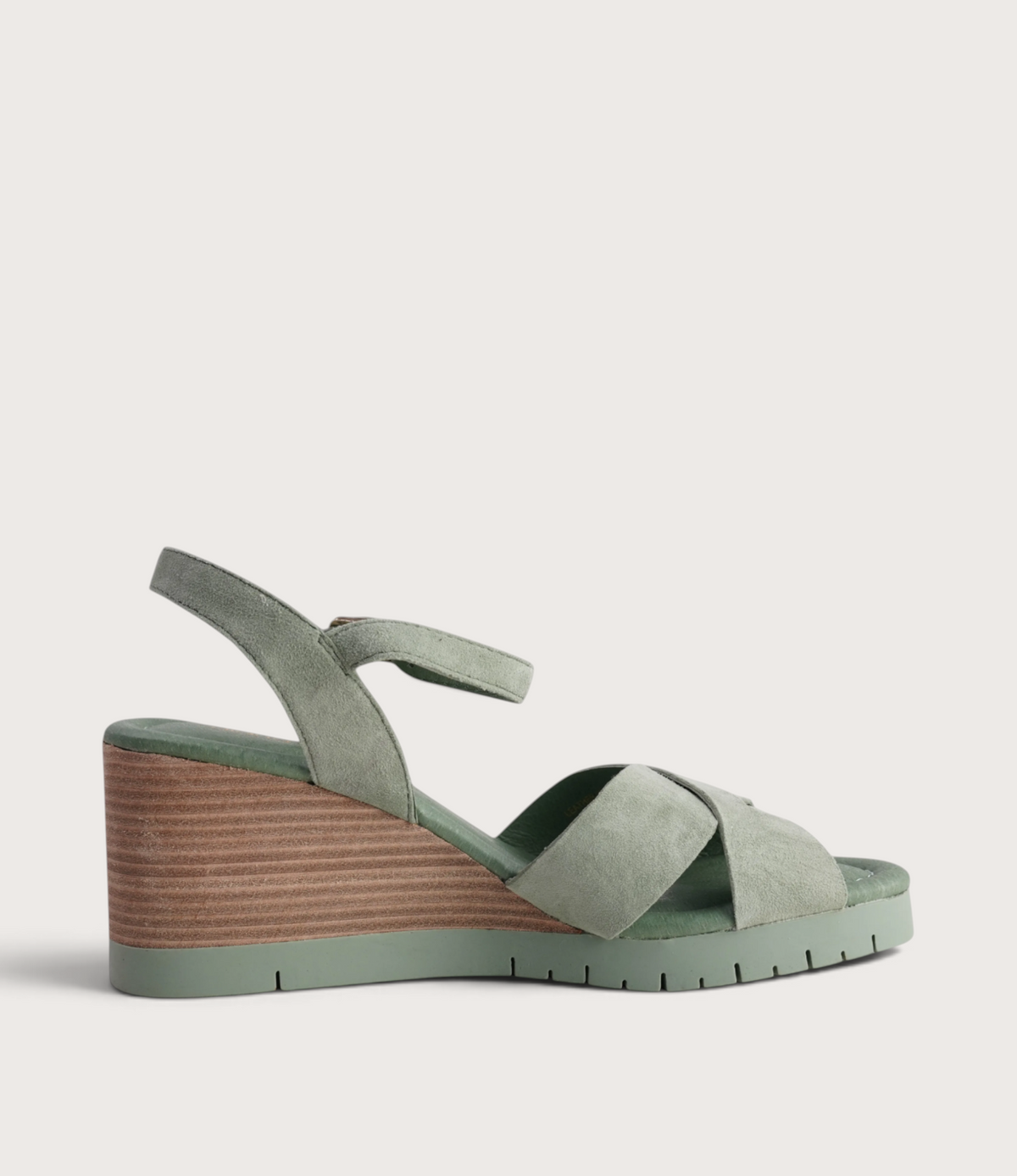 Tylar Sage Suede Wedges