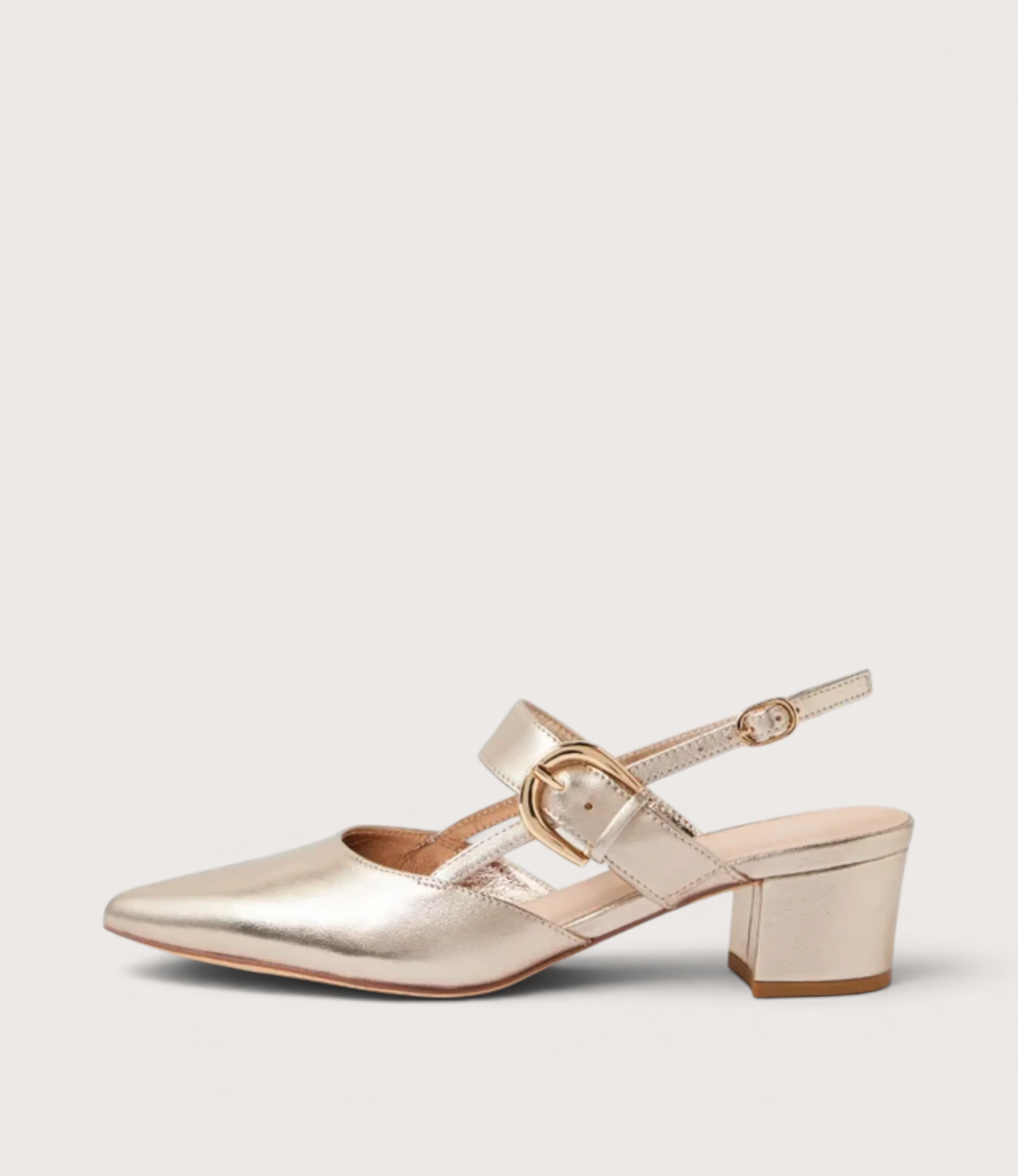Asten Platino Leather Heels