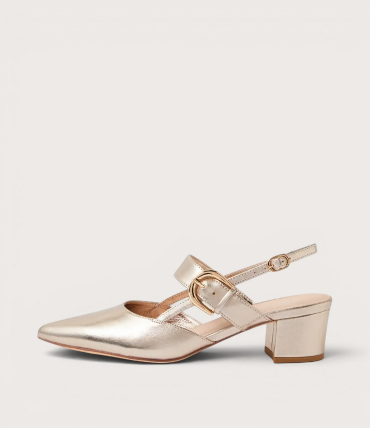 Asten Platino Leather Heels