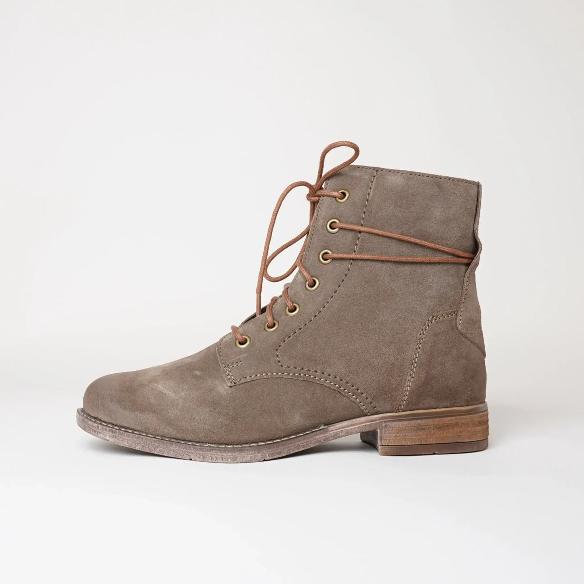 Sienna 70 Taupe Suede Ankle Boots