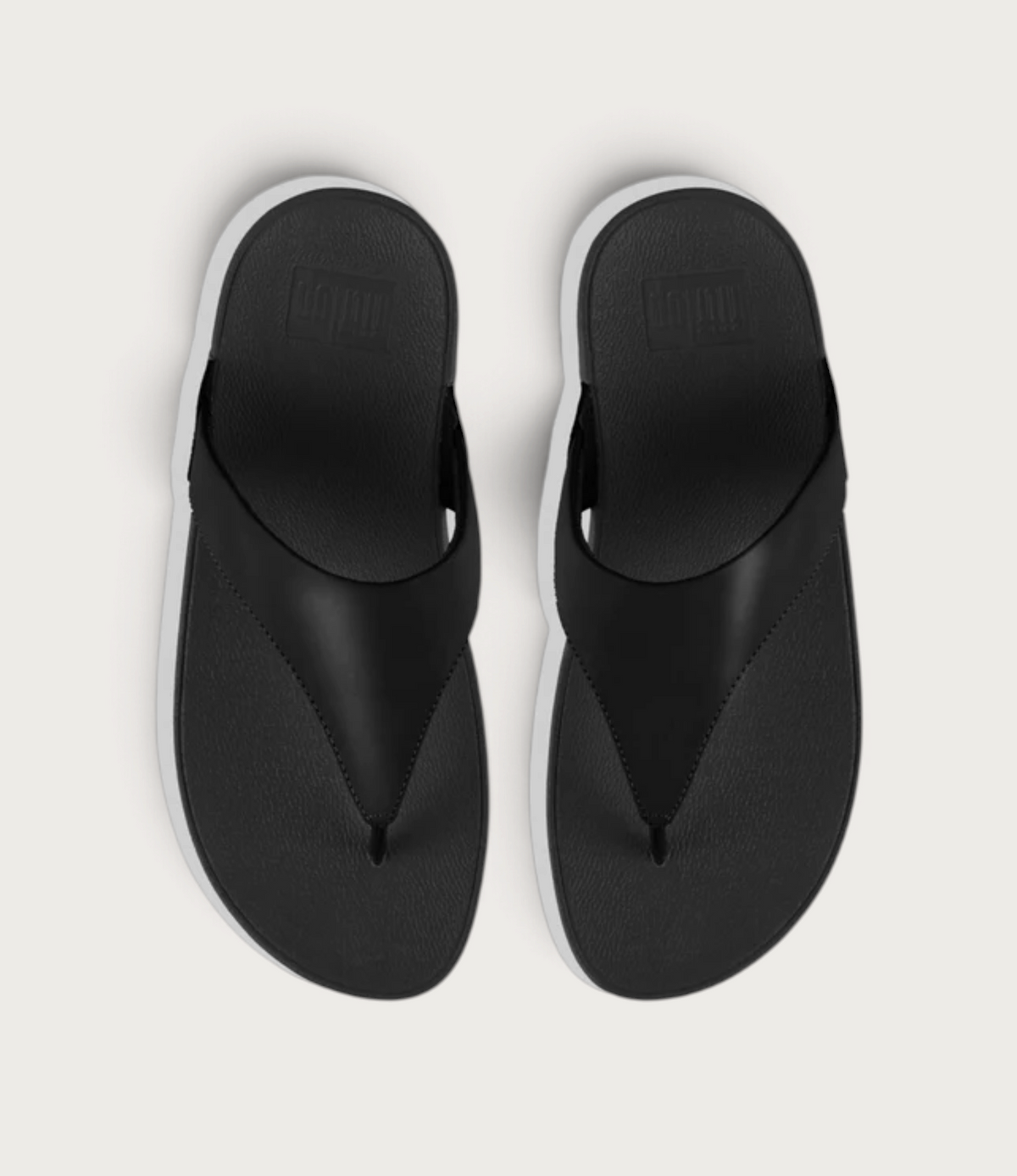 Lulu Leather Black Sandals - FITFLOP | Shouz