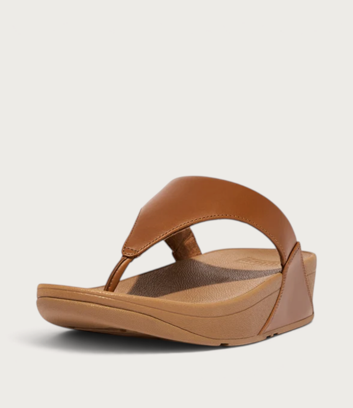 Lulu Leather Light Tan Sandals