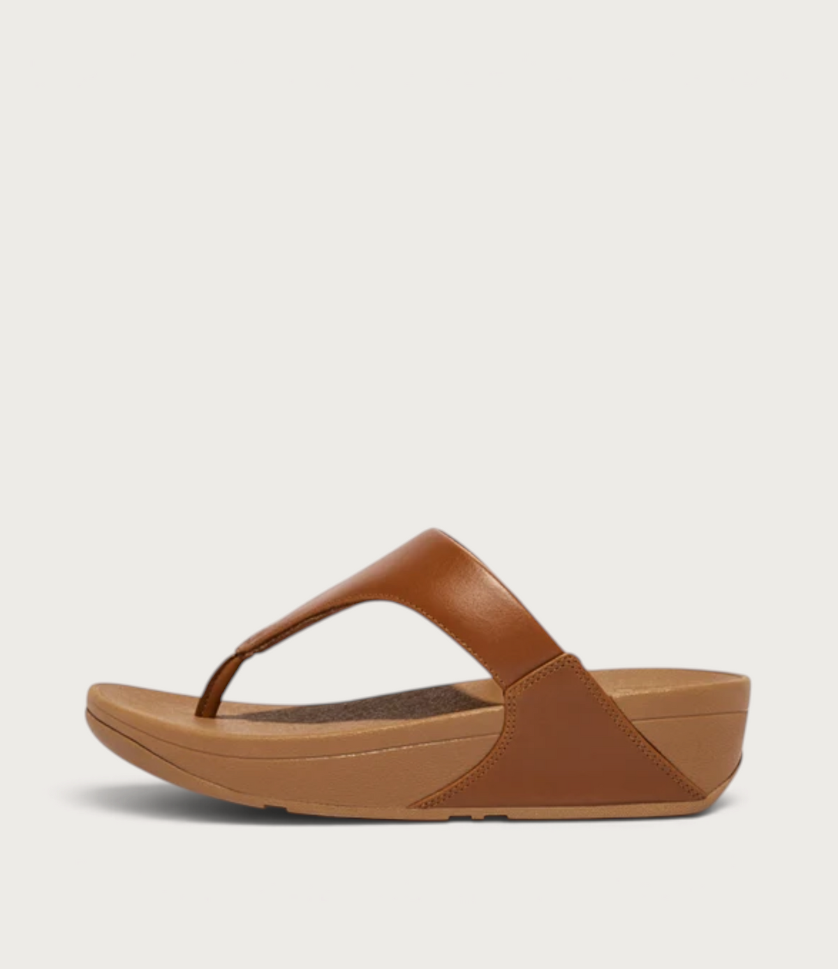 Lulu Leather Light Tan Sandals