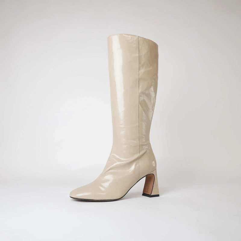 Ag-23596 Torrone Patent Knee High Boots