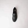 Livana Black Leather Loafers, NU BY NEO - Shouz