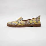 Airlie Lemon Multi Leather Flats, SALA - Shouz