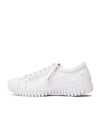 Bibi White Leather Sneakers - Shouz