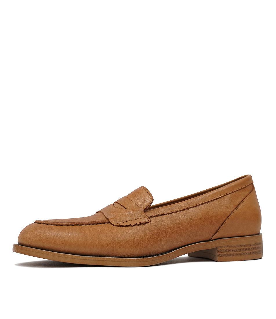 Gala Coconut Leather Loafers - Shouz
