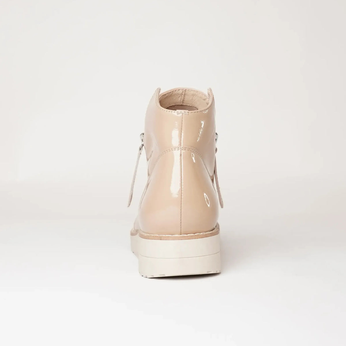Ohmy Cafe Patent Ankle Boots - TOP END | Shouz