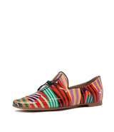 Sommer Black Patent Stripe Loafers, TOP END - Shouz