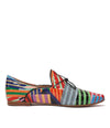 Sommer Black Patent Stripe Loafers, TOP END - Shouz
