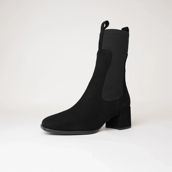 Mieres Black Suede Boots
